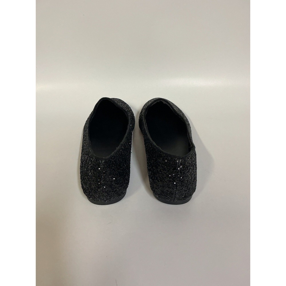 Forever sparkly black flats women's size 7.5 - Picture 4 of 5